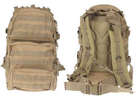DRAGO GEAR Assault Backpack 600 Denier Polyester Tan 14302TN