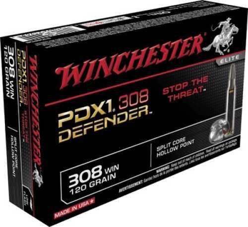 308 Winchester 20 Rounds Ammunition 120 Grain Jacketed Hollow Point