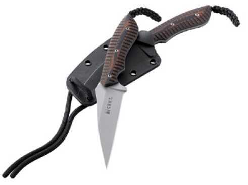 Columbia River Knife & Tool Razor Edge S.P.E.W 3" Fixed Blade Plain 5Cr15MoV/Bead Blast Black Zyte