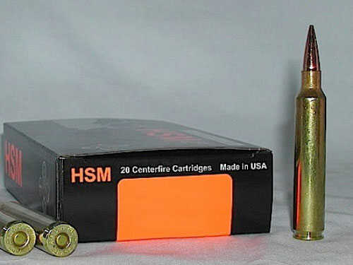 <span style="font-weight:bolder; ">308</span> Winchester 20 Rounds Ammunition HSM 168 Grain Hollow Point