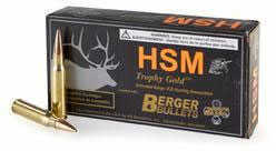 338 Winchester Magnum 20 Rounds Ammunition HSM 300 Grain Hollow Point