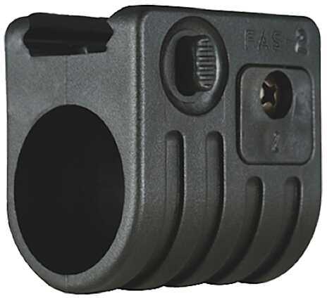 Mission First Tactical 1-Piece Base For 1" Style Flashlight Black Finish FAS2