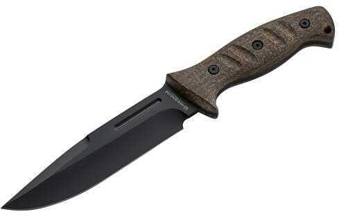 Boker USA Inc. 02sc010 Magnum Knife 6.75" 440 Stainless Spear Point Black Micarta