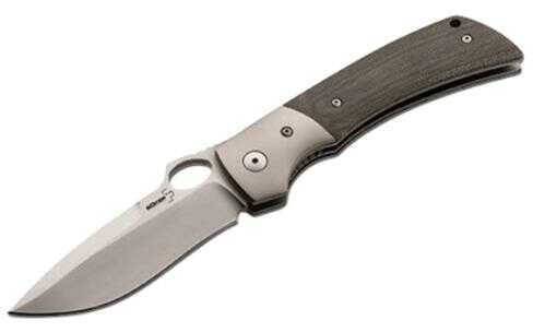 Boker USA Inc. 01bo310 Plus Folder 4" 440c Stainless Drop Point Micarta