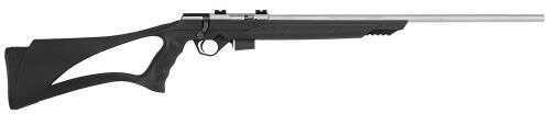 Mossberg 817 17 HMR 21" Finished Brushed Chrome Barrel 5 Round Sport Grip Stock Stainless Steel Bolt Action Rifle 38179