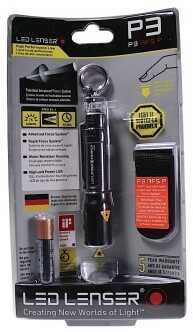 Leatherman LED Lenser P3-AP Keychain Flashlight 1 AAA Black 880093