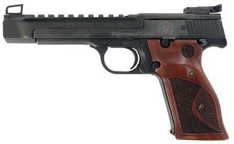 Smith & Wesson 41 Performance Center Optic Ready Pistol 22 LR 5.50" Barrel 10 Round Blued Wood Grip