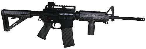 Matrix Diversified Industries AR-15 MDI Magpul MilSpec AR Accssry Kit Poly Black Carbon Fiber MAGMIL02CF