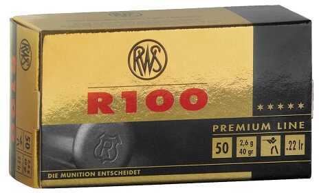 22 Long Rifle 50 Rounds Ammunition RWS 40 Grain Lead