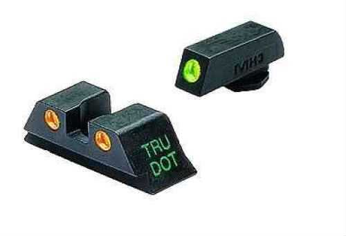 Meprolight Tru-Dot Sight Fits Glock 17 19 22 23 Green/Orange 0102243301