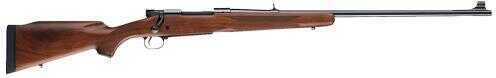 Winchester M70 Alaskan<span style="font-weight:bolder; "> 375</span> <span style="font-weight:bolder; ">H&H</span> Mag 25" Blued Barrel 4 Round Walnut Stock Bolt Action Rifle 535205138