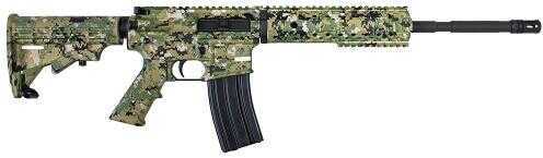 Diamondback Firearms 300 AAC Blackout/Whisper 4 Rail Free Floating 16" Barrel CTR No Sights Digital Green Camo Stock Semi-Automatic Rifle DB15300DCG