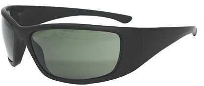 Radians Vengeance Shooting Glasses Black Soft Touch Frame Green Polarize VG75PBX