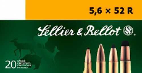 5.6X52R 20 Rounds Ammunition Sellier & Bellot 70 Grain Full Metal Jacket