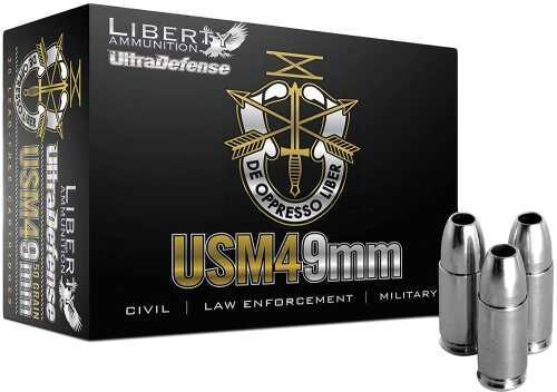 Liberty Civil Defense 9mm Luger +P 50 Grain Copper Hollow Point 2000 fps 20 Rounds