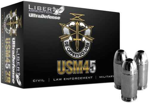 45 ACP 20 Rounds Ammunition Liberty 78 Grain Hollow Point