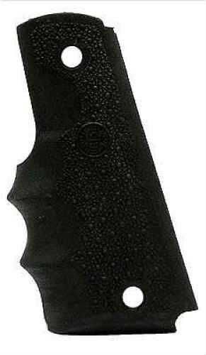 Hogue Grips Rubber Black W/Finger Grooves Wraparound Colt 1911 45000