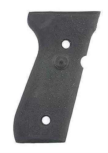 Hogue Grips Rubber Beretta 92/96 No Finger Grooves Black 92010