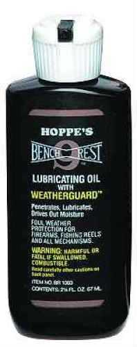 Hoppes Benchrest Lubricating Oil With Weatherguard 2 1/2 oz Squeez Bottle/10 PK Md: BR1003