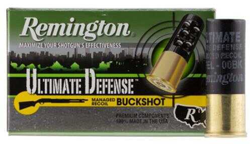 12 Gauge 5 Rounds Ammunition Remington 2 3/4" 9 Pellet Lead #00 Buck