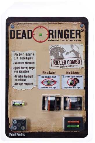 Dead Ringer Killer Combo Beard/Duck Buster Lexan Orange/Green Set Black DR4331