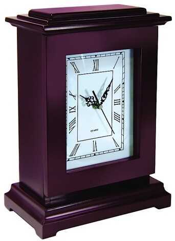 PS Products Concealment Clock Rectangle Fits Medium to Large Handguns Mahogany Wood RGC