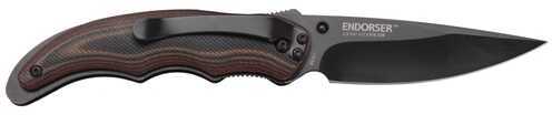 Columbia River Endorser - OutBurst Assissted Opening, G-10 Black Blade 1105K