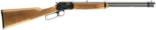 Browning BL-22 Rifle Lever Action 22 Long 20" Barrel 15+1 Rounds Grade II Maplewood Satin Blue