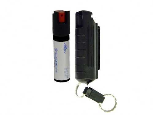 Smith & Wesson SW Pepper Spray/CampCo 1453 15% Plastic Keychain Case .75 Oz Black