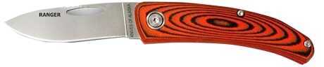 Knives of Alaska KOA Friction-Lock Folder D2 Steel 2.32" Drop-Point Micarta Orng/Blk 00410FG