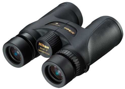 Nikon Monarch Binoculars 8x 42mm 420 ft @ 1000 yds FOV 17.1mm Eye Relief Black 7548