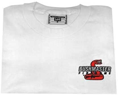 Bushmaster Firearms Logo T-Shirt Short Sleeve Medium Cotton White