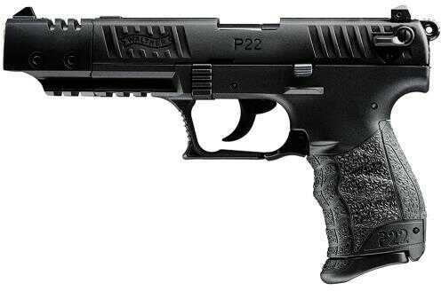 Click to see larger image. Walther P22 22 Long Rifle Target 5" Barrel 10 Round Black Semi Automatic Pistol 5120302