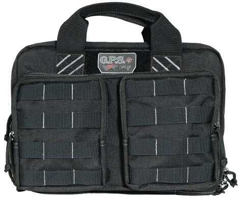 G-Outdoors Inc. Tactical Range Bag Black Soft Up To 6 Pistols 2 Removable Pouches GPS-T1311PCB