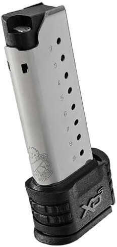 <span style="font-weight:bolder; ">Springfield</span> Magazine 9MM 9Rd Fits XDS with Sleeve for Backstaps 1 & 2 Stainless XDS09061