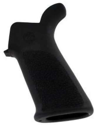 Hogue AR-15 Rubber Grip Beavertail No Finger Grooves Black 15030