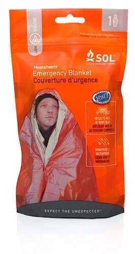 Adventure Medical Kits / Tender Corp Emergency Blanket One Person Orange 01401222