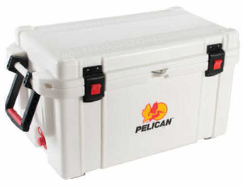 Pelican ProGear Cooler 45Qt Elite Sloped Drain Fish Scale White 3245QMCWHT