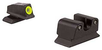 Trijicon Tritium Beretta PX4 HD Green Sights Yellow Outline Black BE11OY