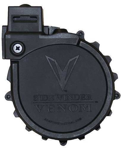 Adaptive Tactical Sidewinder Venom Drum Mag 12 Gauge - 2.75" 10 Rounds Black Composite 00902