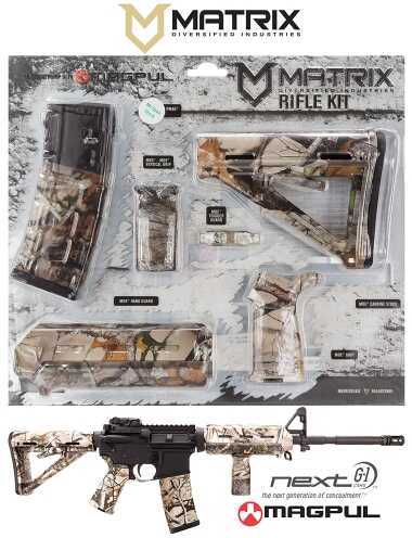 Matrix Diversified Industries AR-15 Magpul Furniture Kit Mil Spec Next Camo Vista Finish MAGMIL-NV