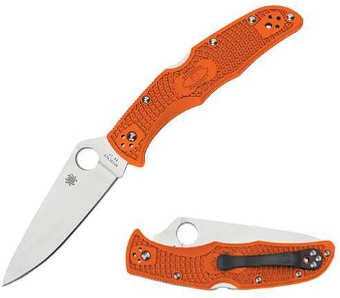 Spyderco Endura4 LWT Orange Plain 3.94" VG-10 FRN Handle C10FPOR