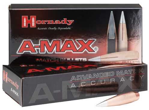 Hornady A-Max 338 Caliber (.338) 285 Grains 50 Per Box 3338