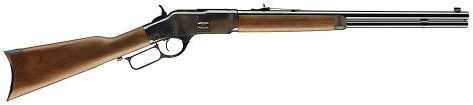 Winchester Model 1873 Short Lever Action Rifle 44-40 20" Contour Sporter Barrel 10 Round Grade ll/lll Walnut Stock Blued Finish