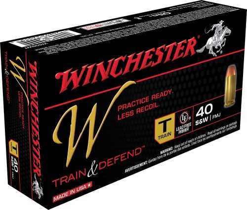 40 S&W 50 Rounds Ammunition Winchester 180 Grain Hollow Point