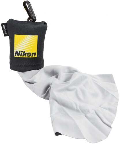Nikon Micro Fiber Cleaning Cloth Large 10" x w/Attached Bag 16142