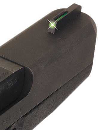 Truglo TG-TG131Rt1 TFO Square Green Front/U-Notch Rear Tritium/Fiber Optic Nitride Fortress Frame Ruger SR W/2