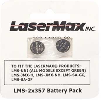 LaserMax Battery Rail For Mount Silver Finish 2 Pack LMS-2X357