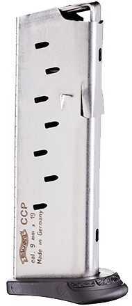 Walther Arms CCP 9mm 8 Round Magazine Stainless Finish 50860002