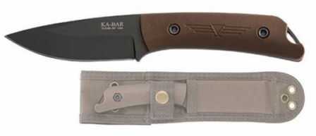 Ka-Bar 7502 Jarosz Field Knife 3.5" 1095 Cro-van Clip Point Ultramid